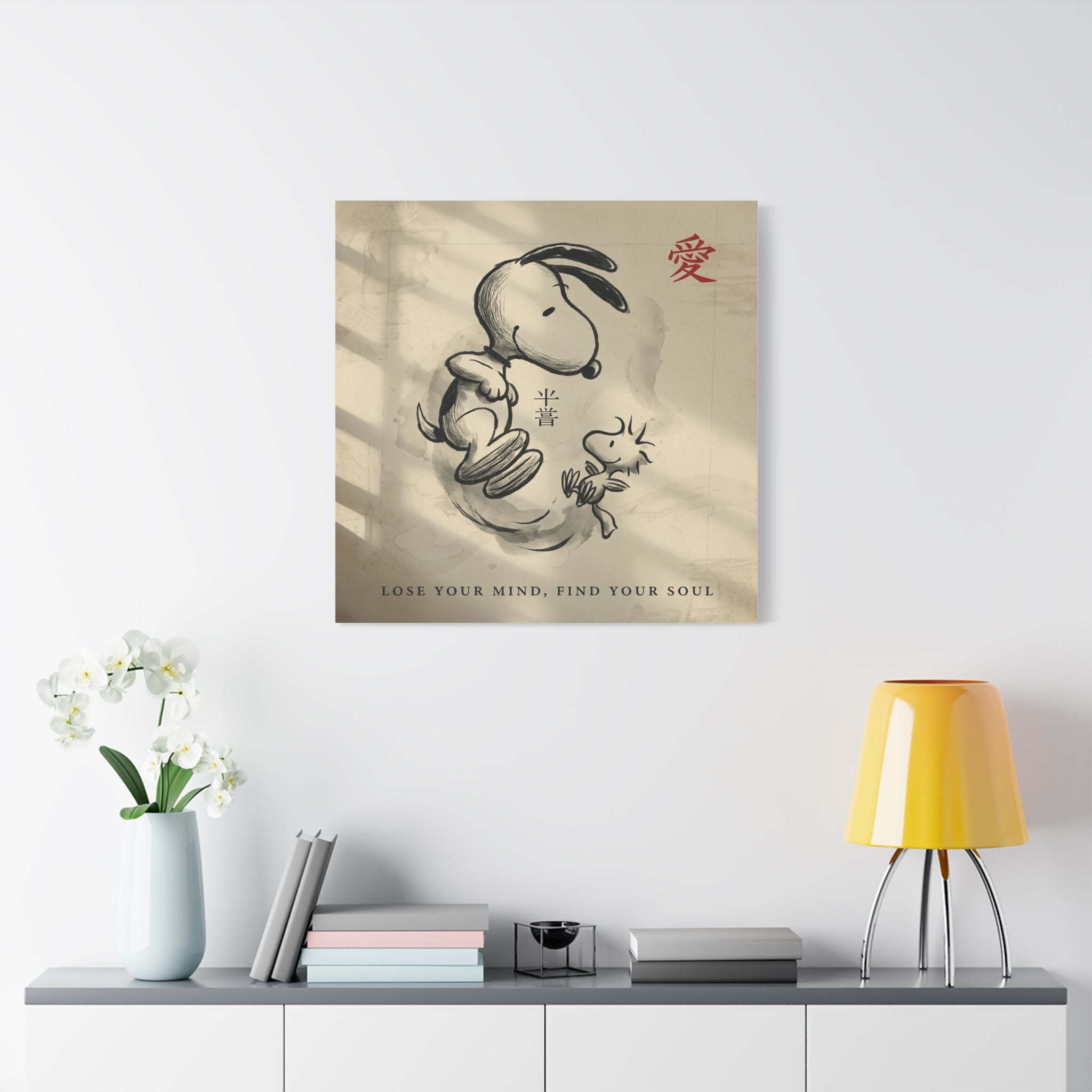 Zen Snoopy Woodstock Canvas