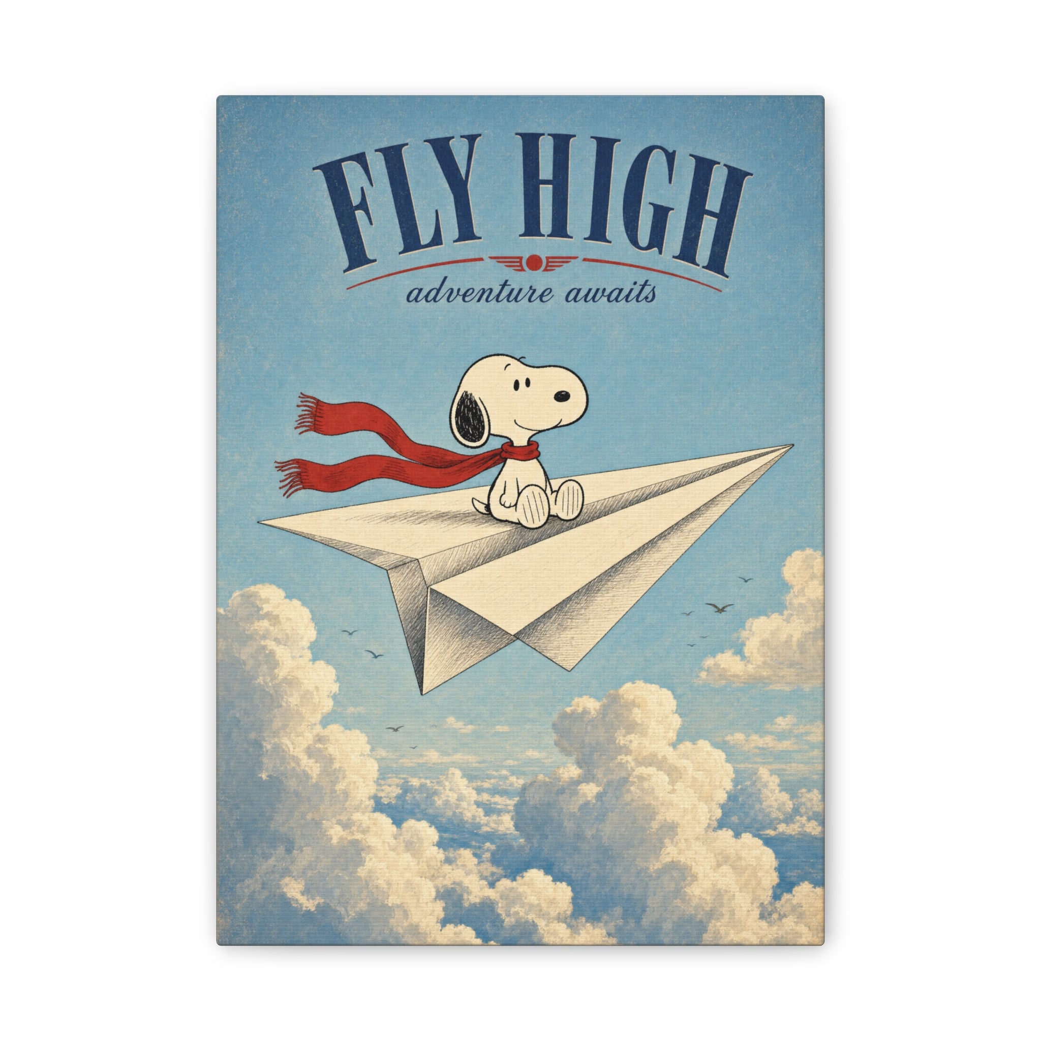 Snoopy Fly High Canvas