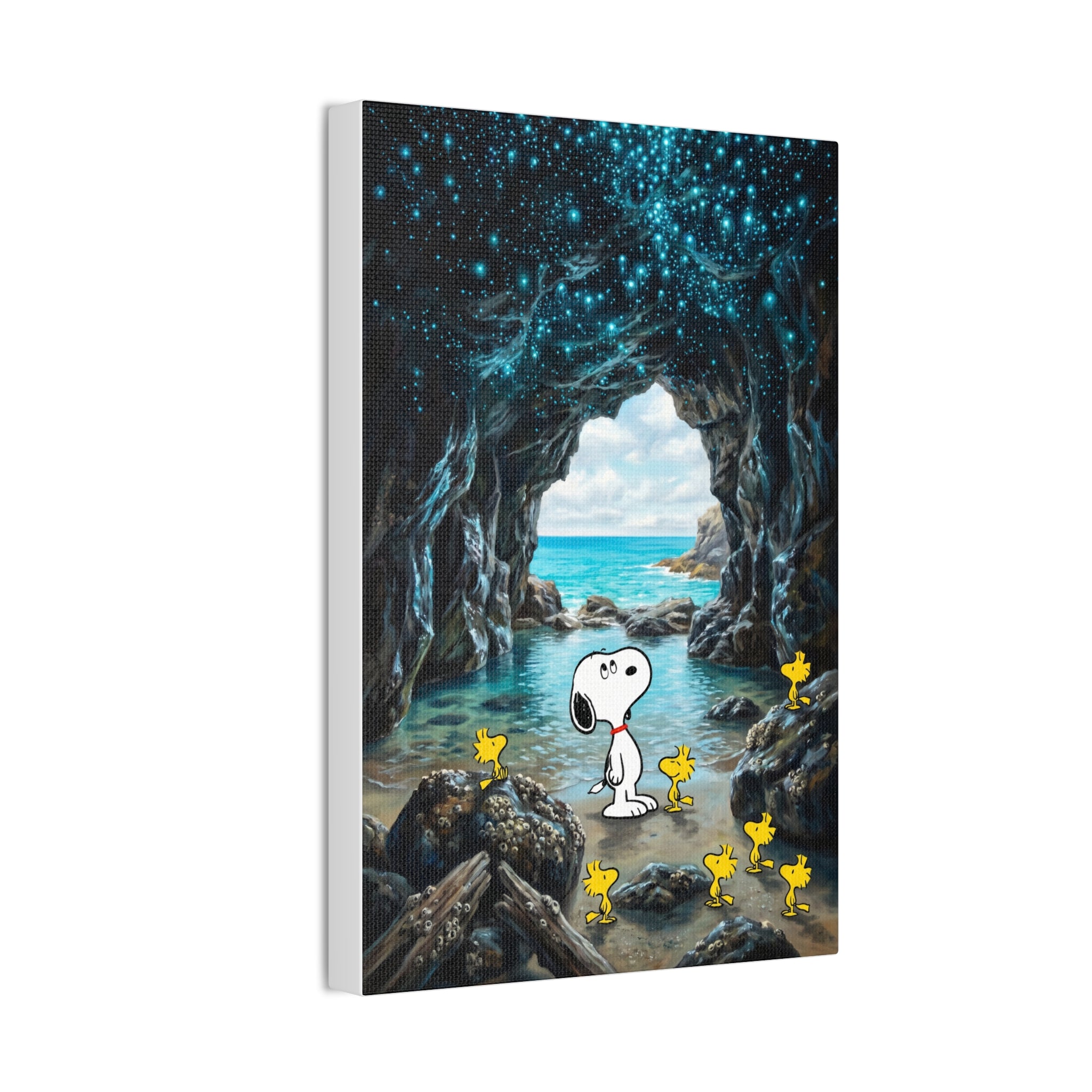 Beach Cave Canvas