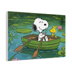 Snoopy Rowboat Canvas