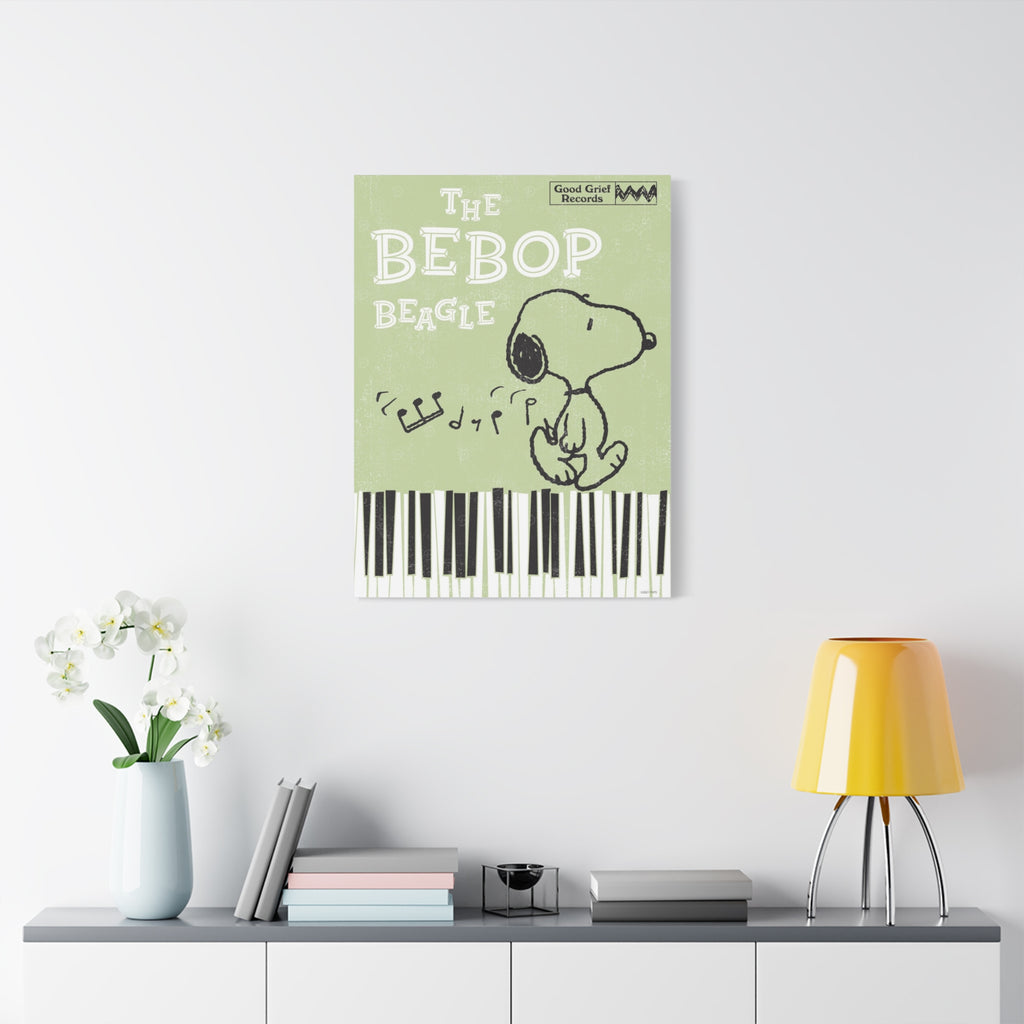 Bebop Beagle Piano Canvas