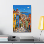 Snoopy Coastal Village Canvas