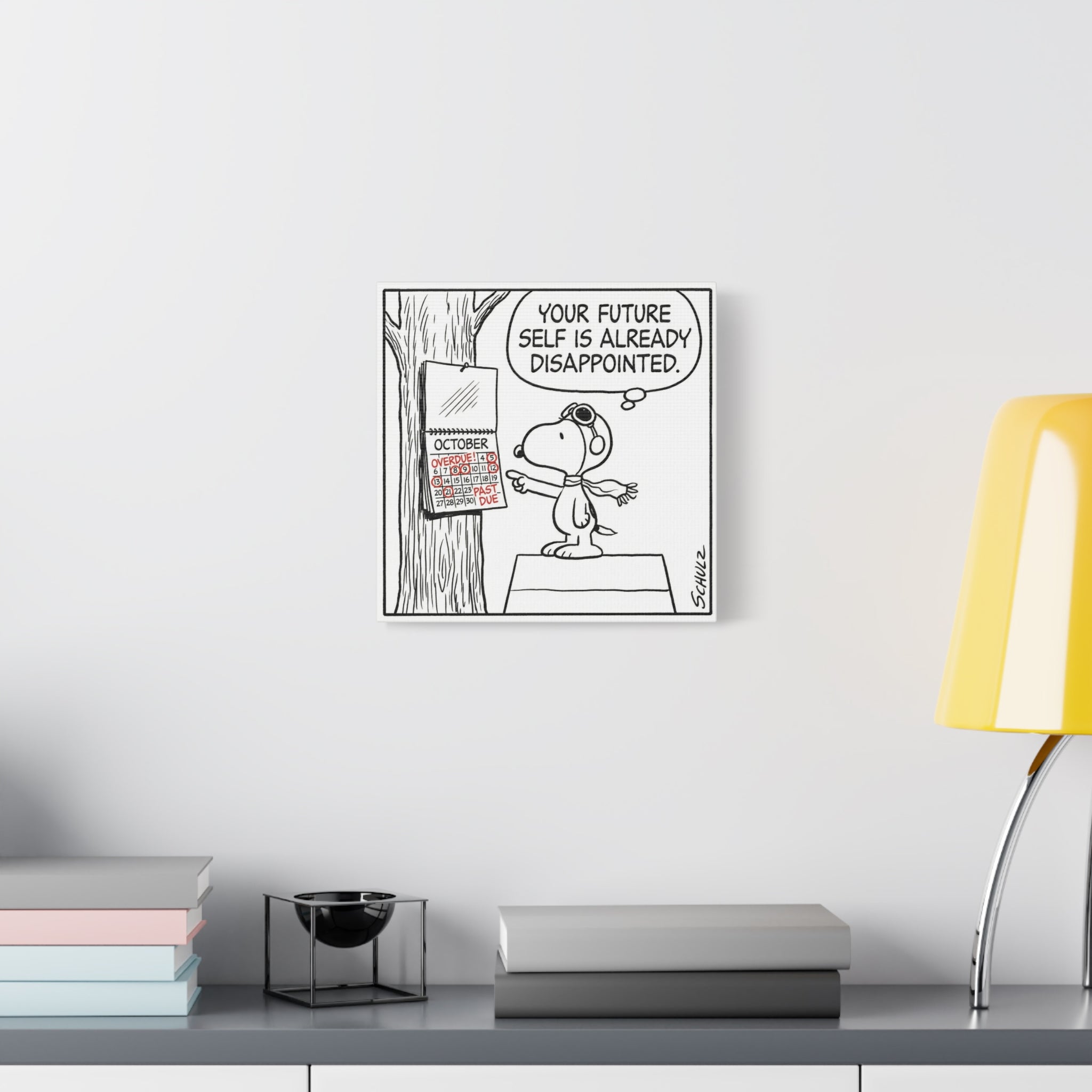 Future Self Disappointed Canvas
