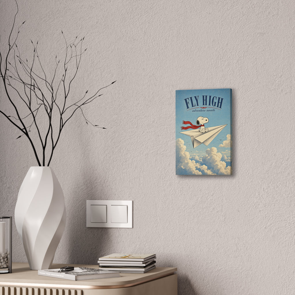 Snoopy Fly High Canvas