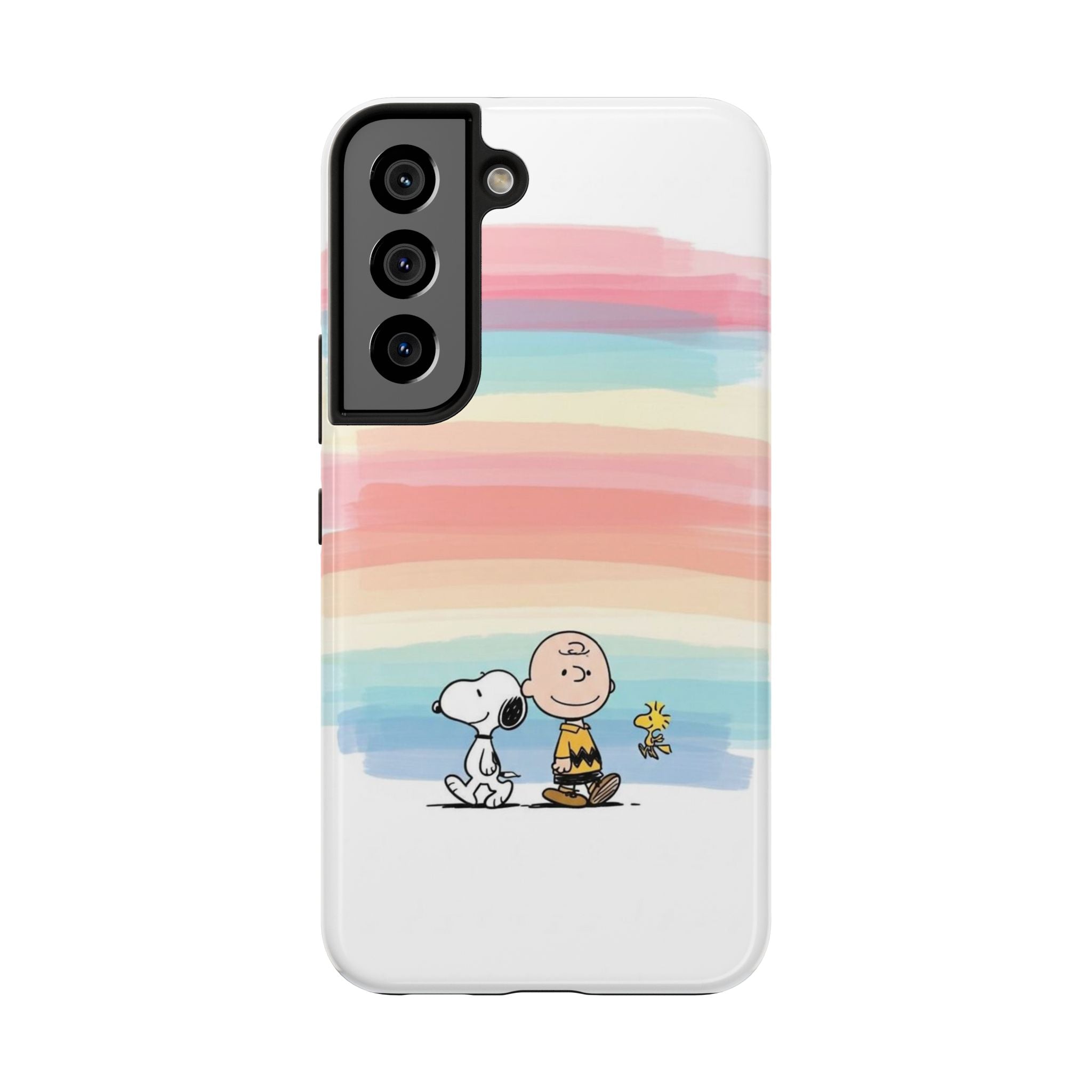 Pastel Stripe Peanuts Phone Case
