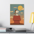 Snoopy Flying Ace Illustration Canvas