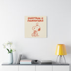 Snoopy And Woodstock Canvas