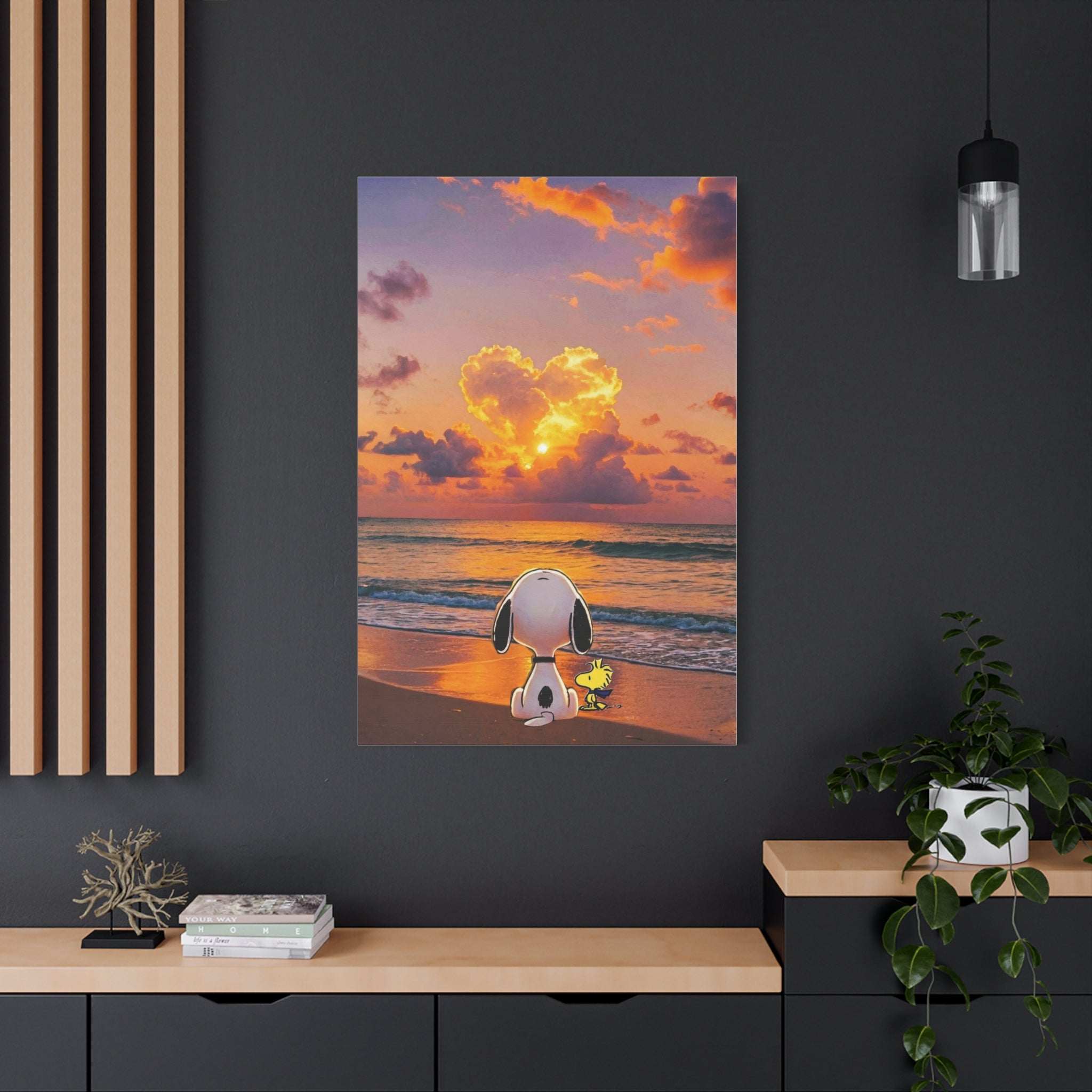 Woodstock Beach Sunset Canvas