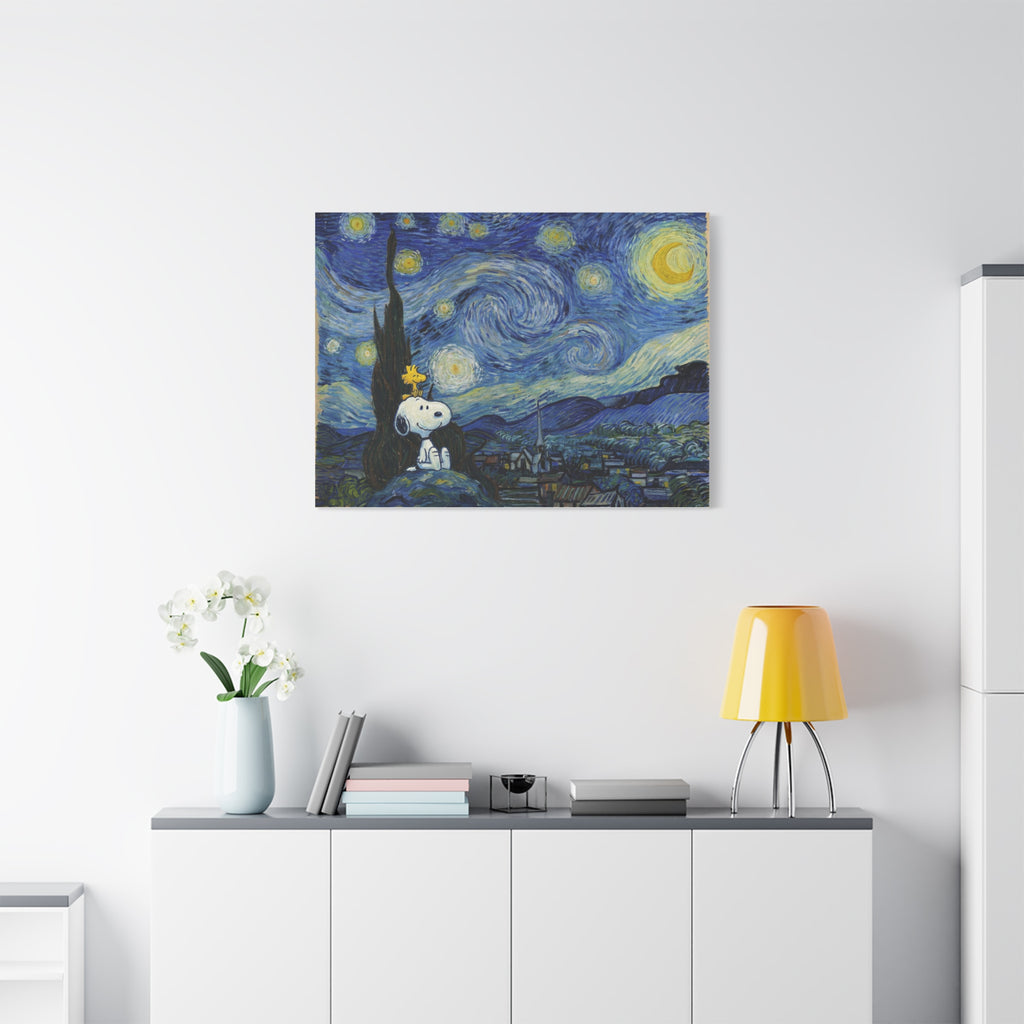 Woodstock Starry Night Canvas