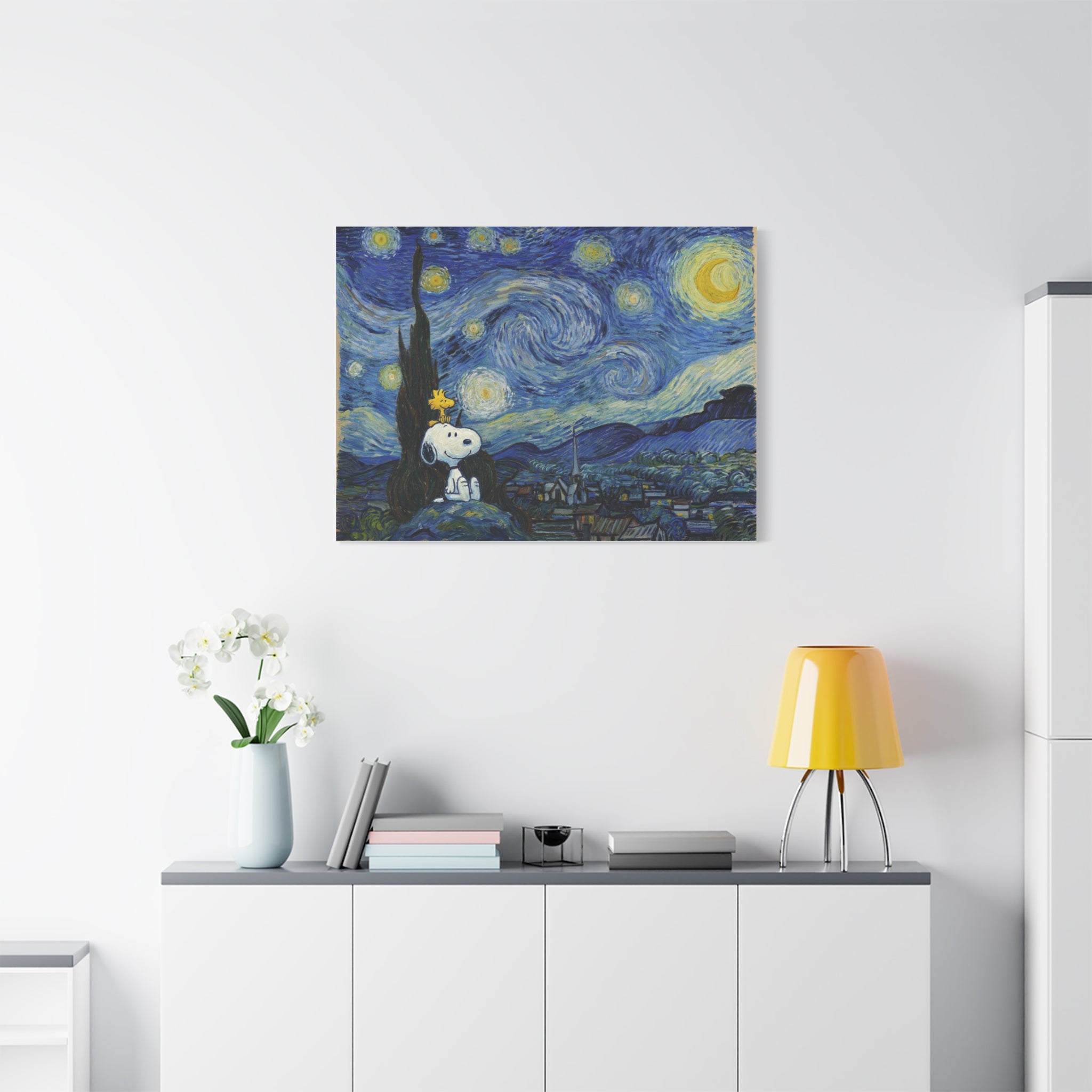 Woodstock Starry Night Canvas