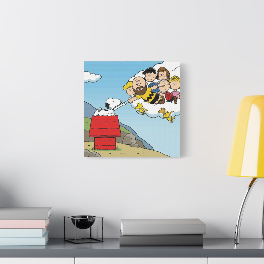 Snoopy Painting Reimagined Canvas