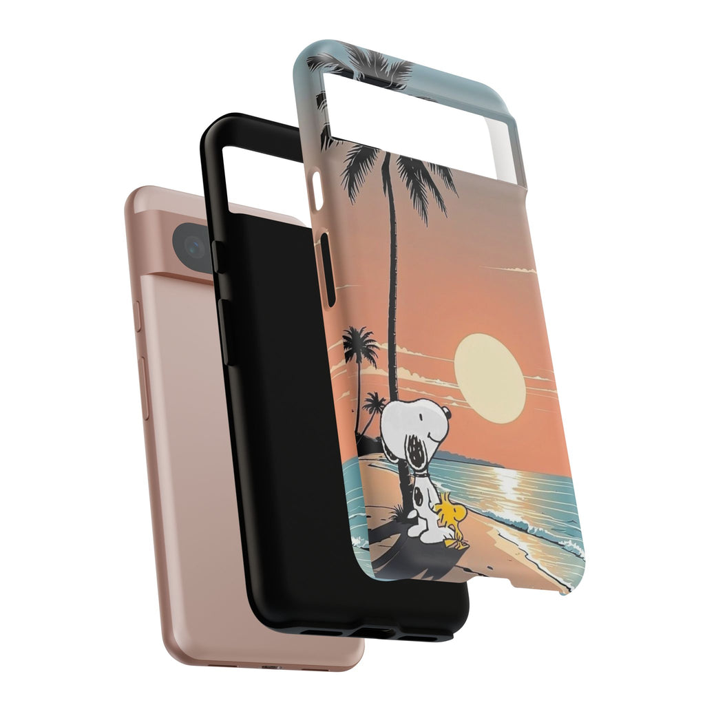 Snoopy Beach Sunset Phone Case