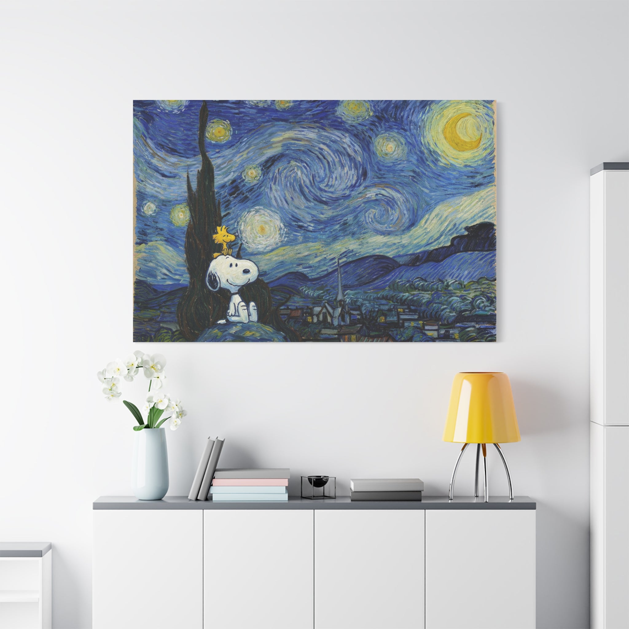 Woodstock Starry Night Canvas