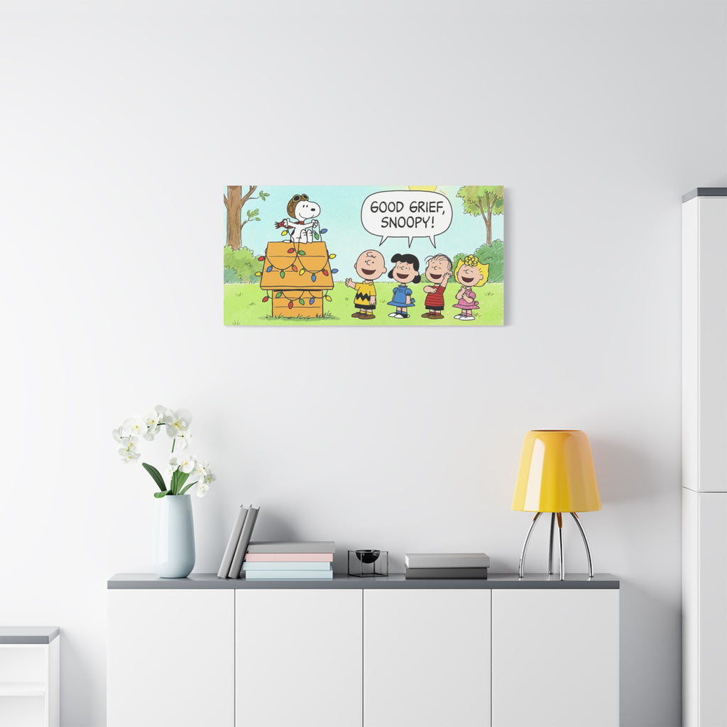 Good Grief Snoopy Canvas