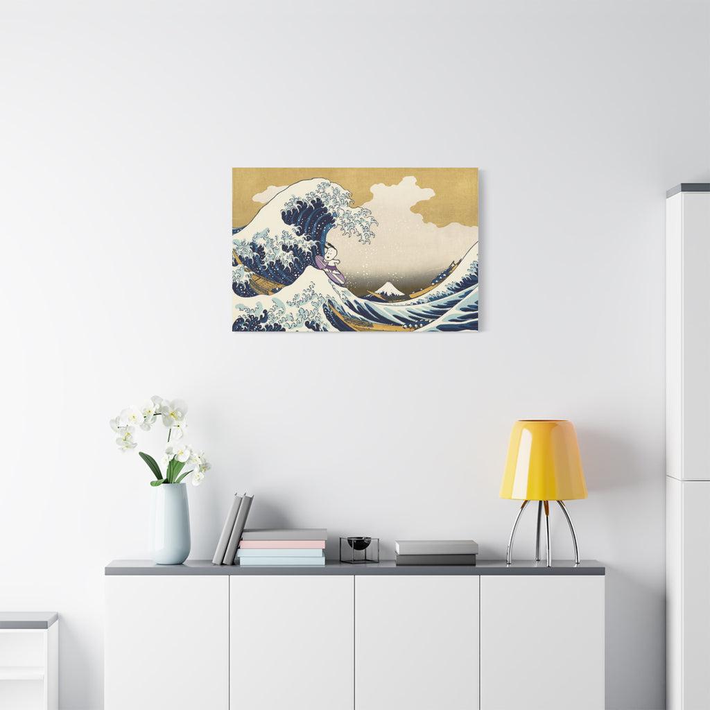 Great Wave Mashup Canvas