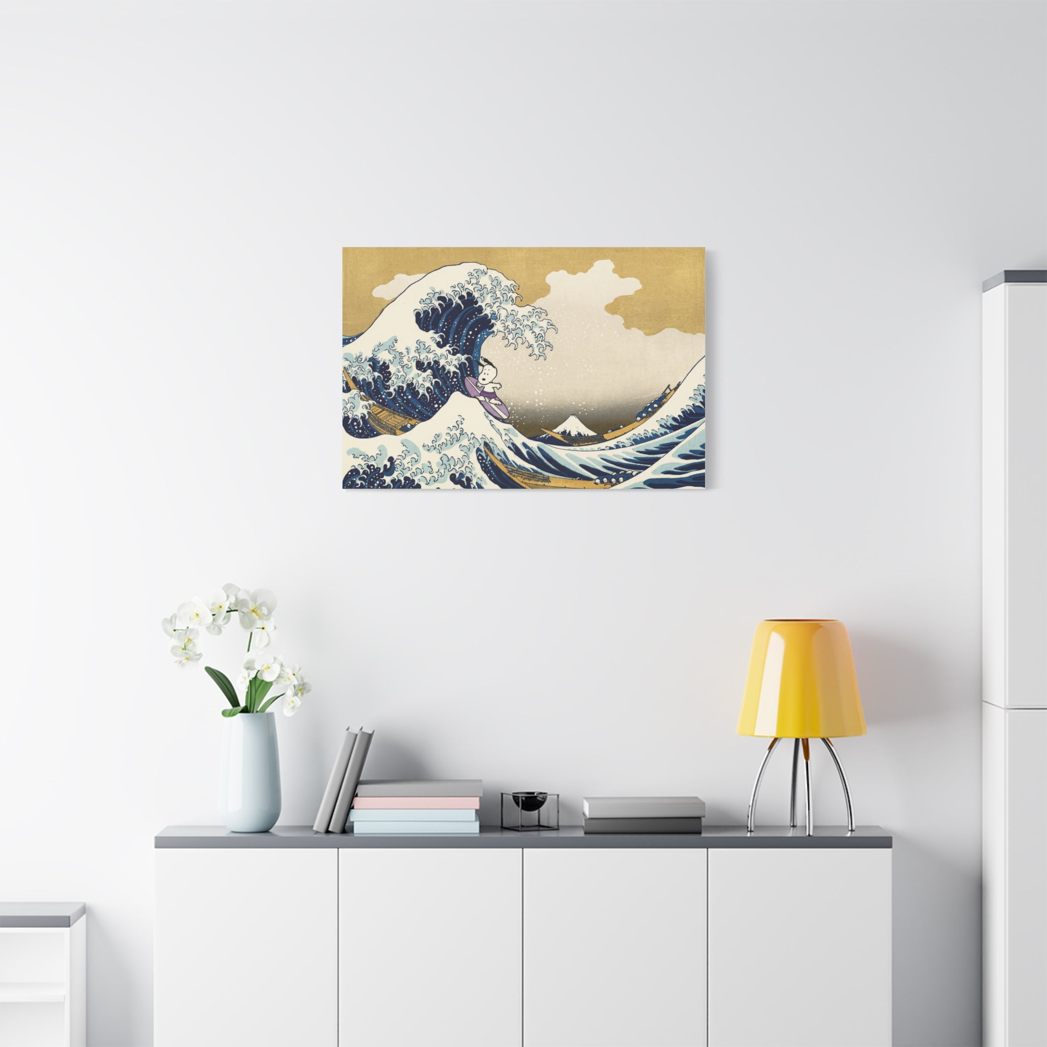 Great Wave Mashup Canvas