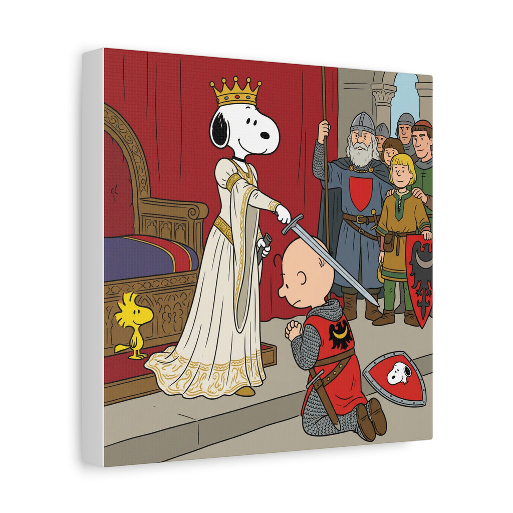 Snoopy Knight Canvas