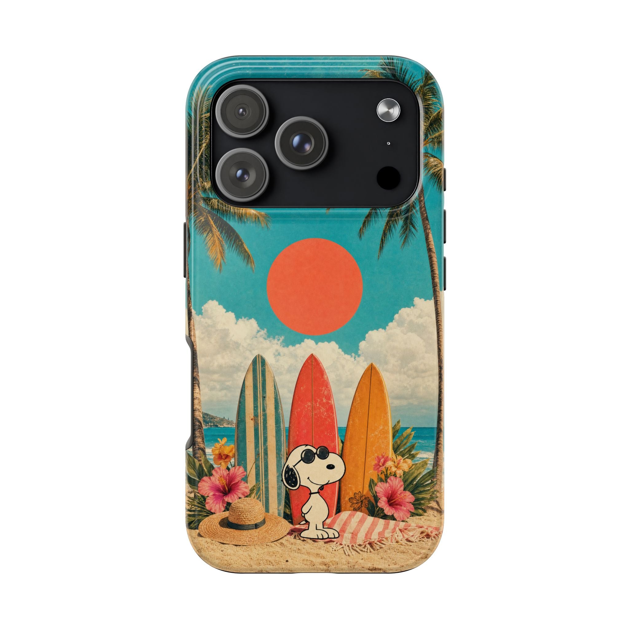 Retro Beach Sun Case