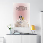 Isaiah 43:2 Snoopy Canvas