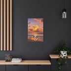 Woodstock Beach Sunset Canvas