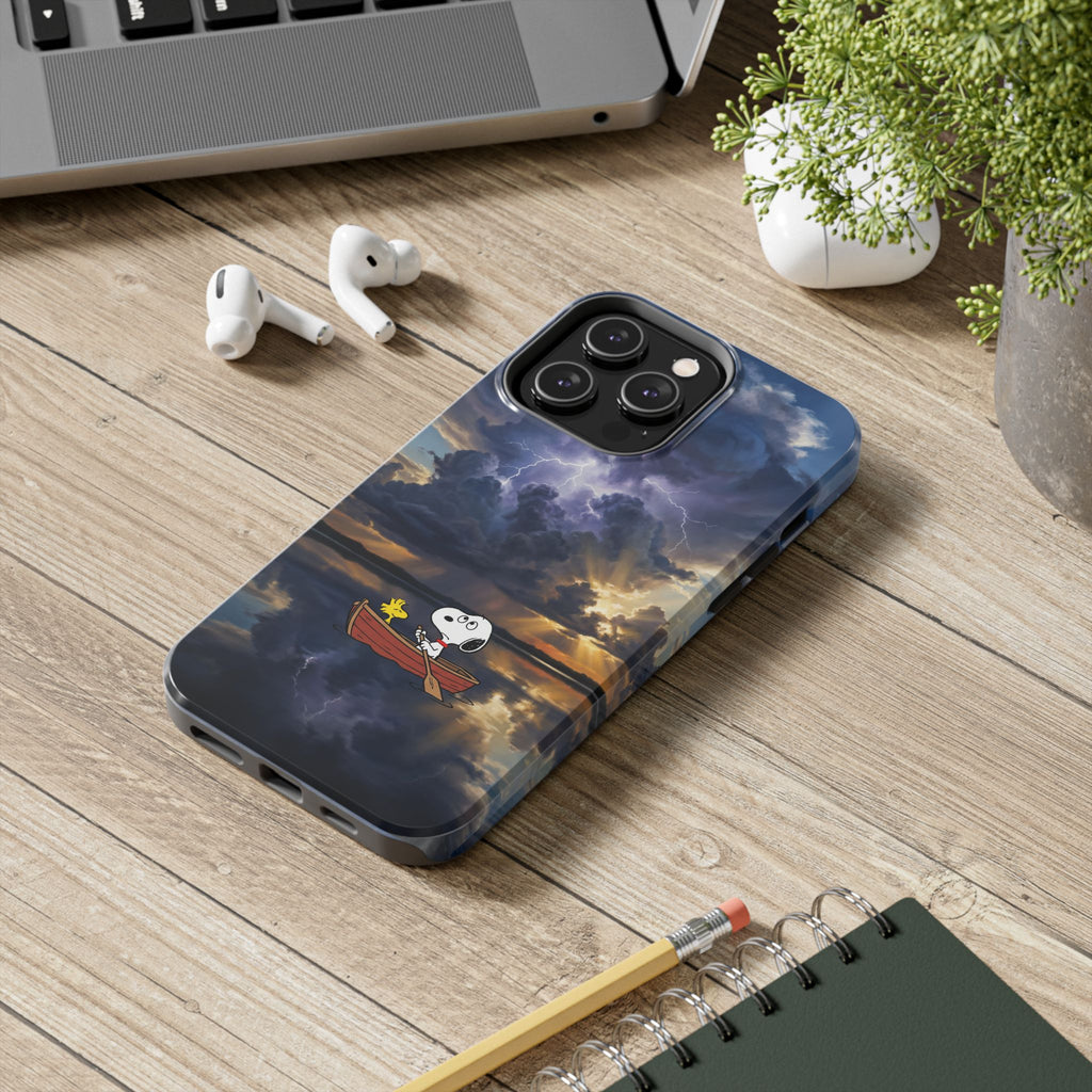 Stormy Rowboat Phone Case