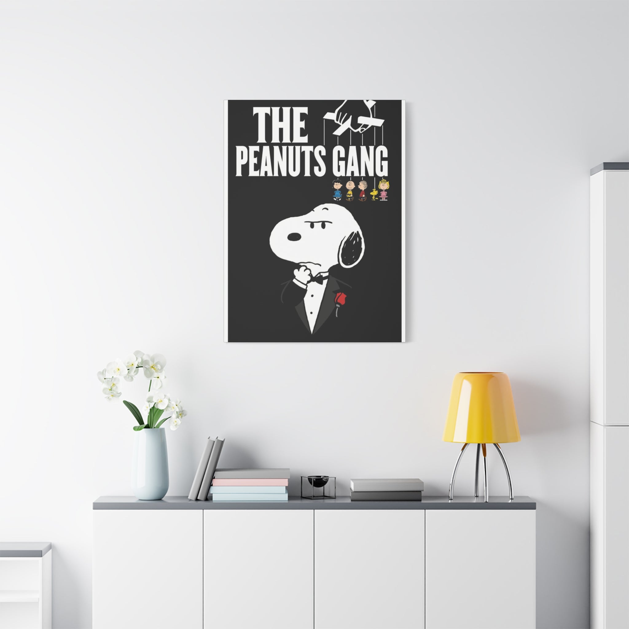 Snoopy Godfather Parody Canvas