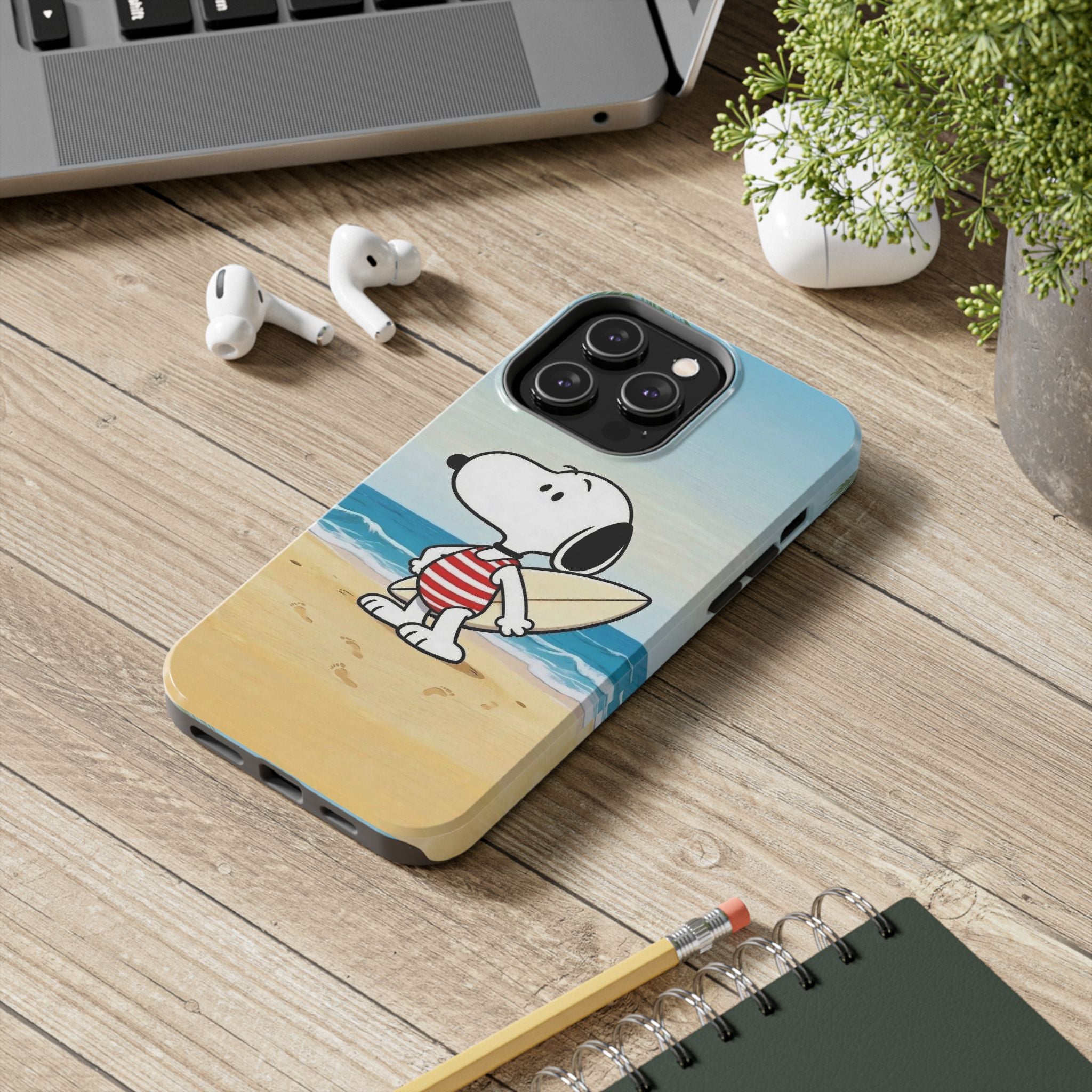 Beach Cartoon Surf Case