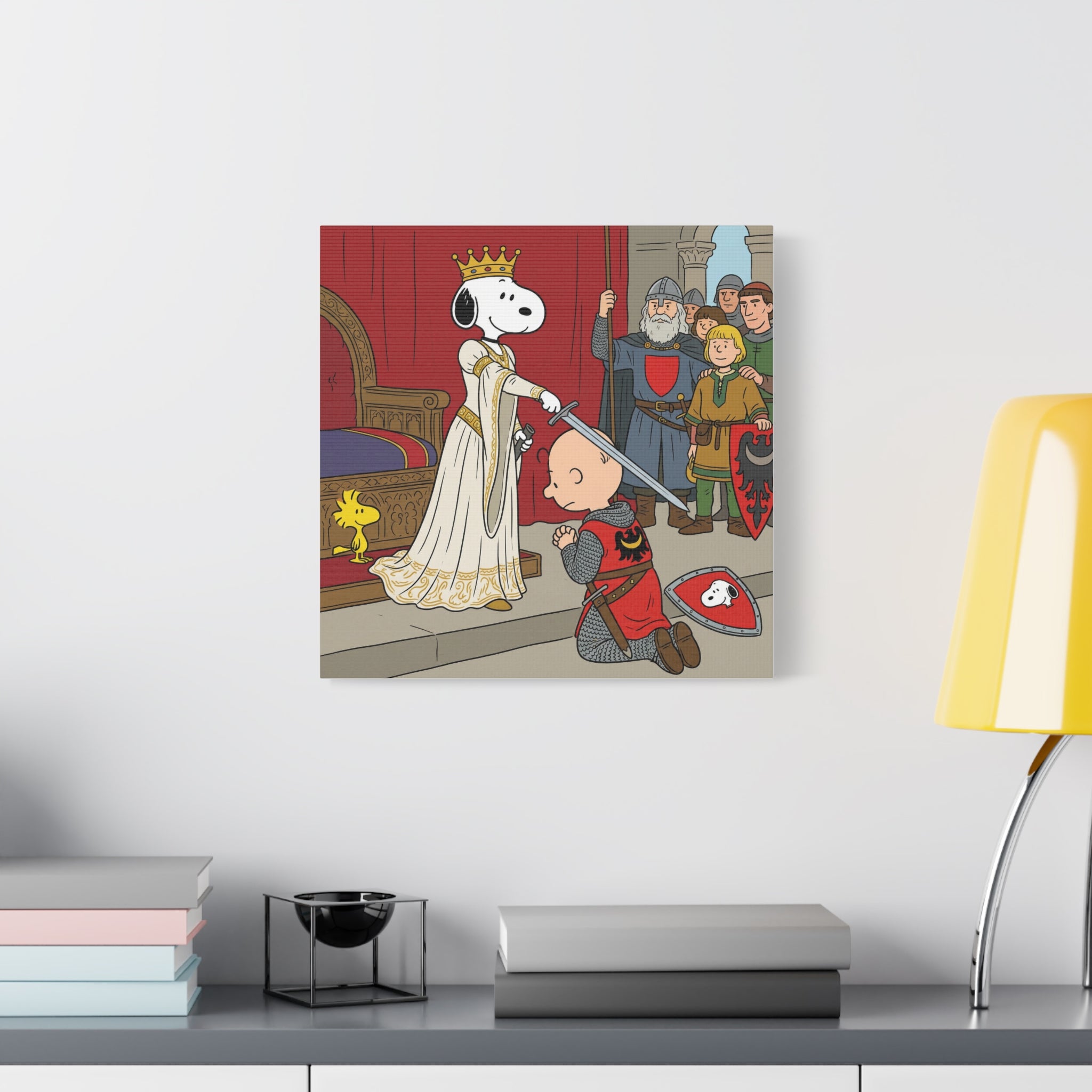 Snoopy Knight Canvas