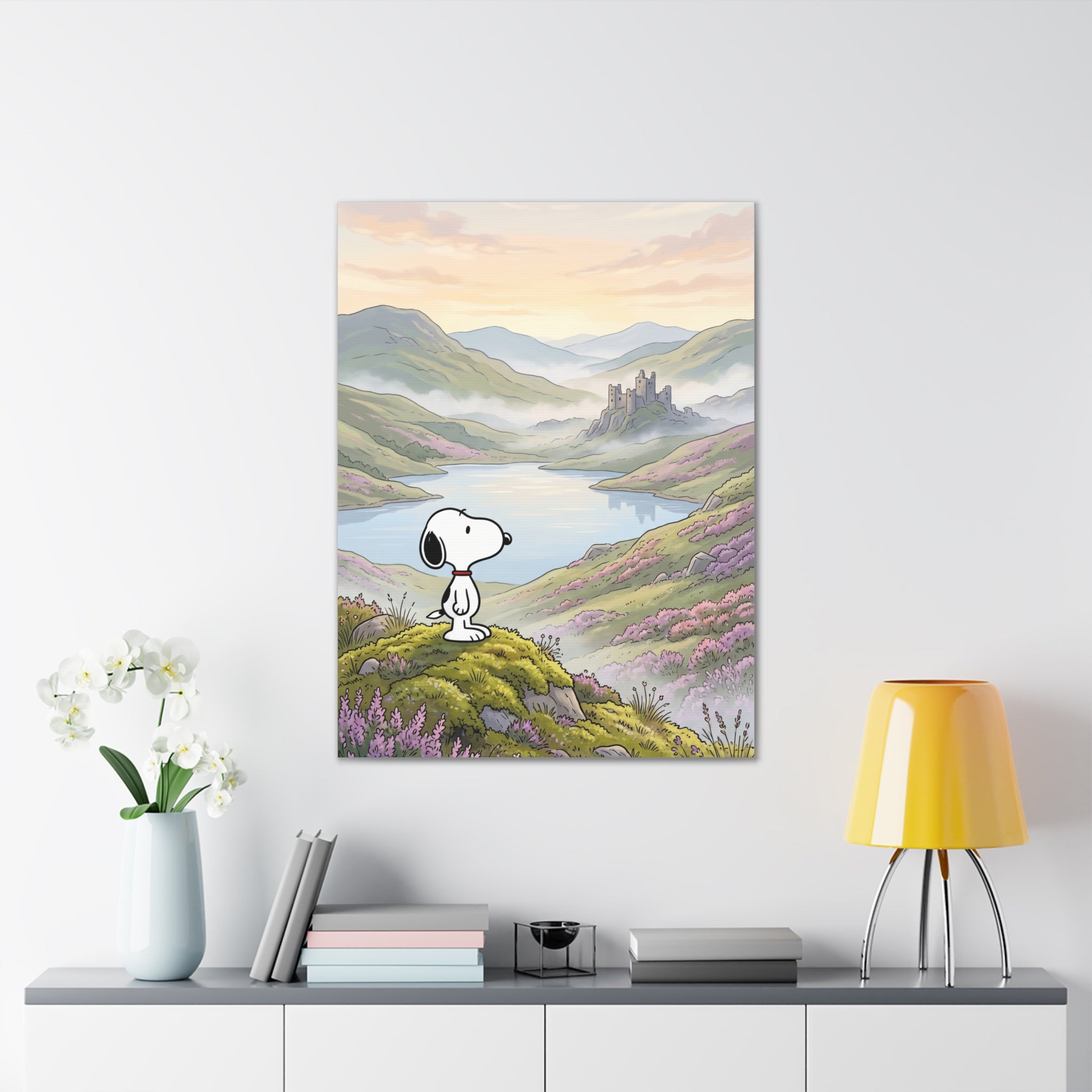 Scenic Lake Canvas