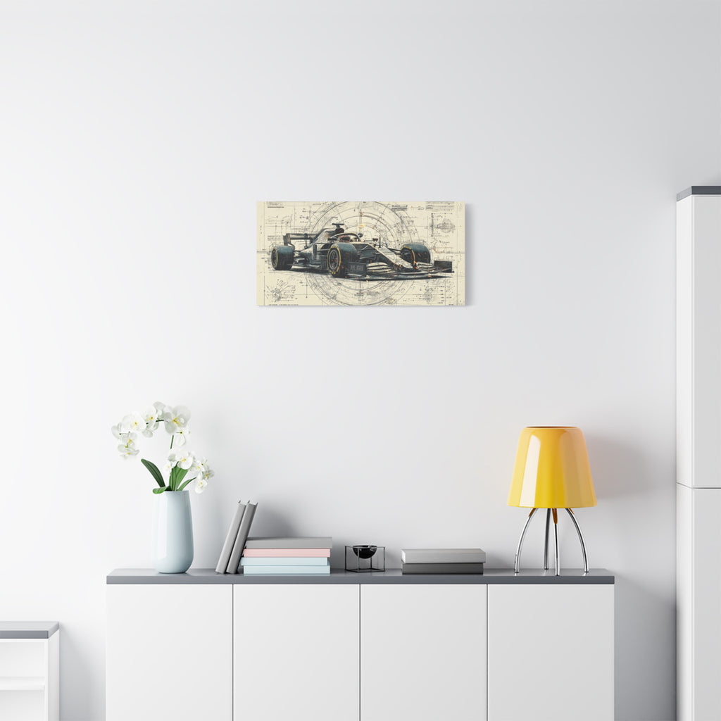 Formula Racecar Canvas