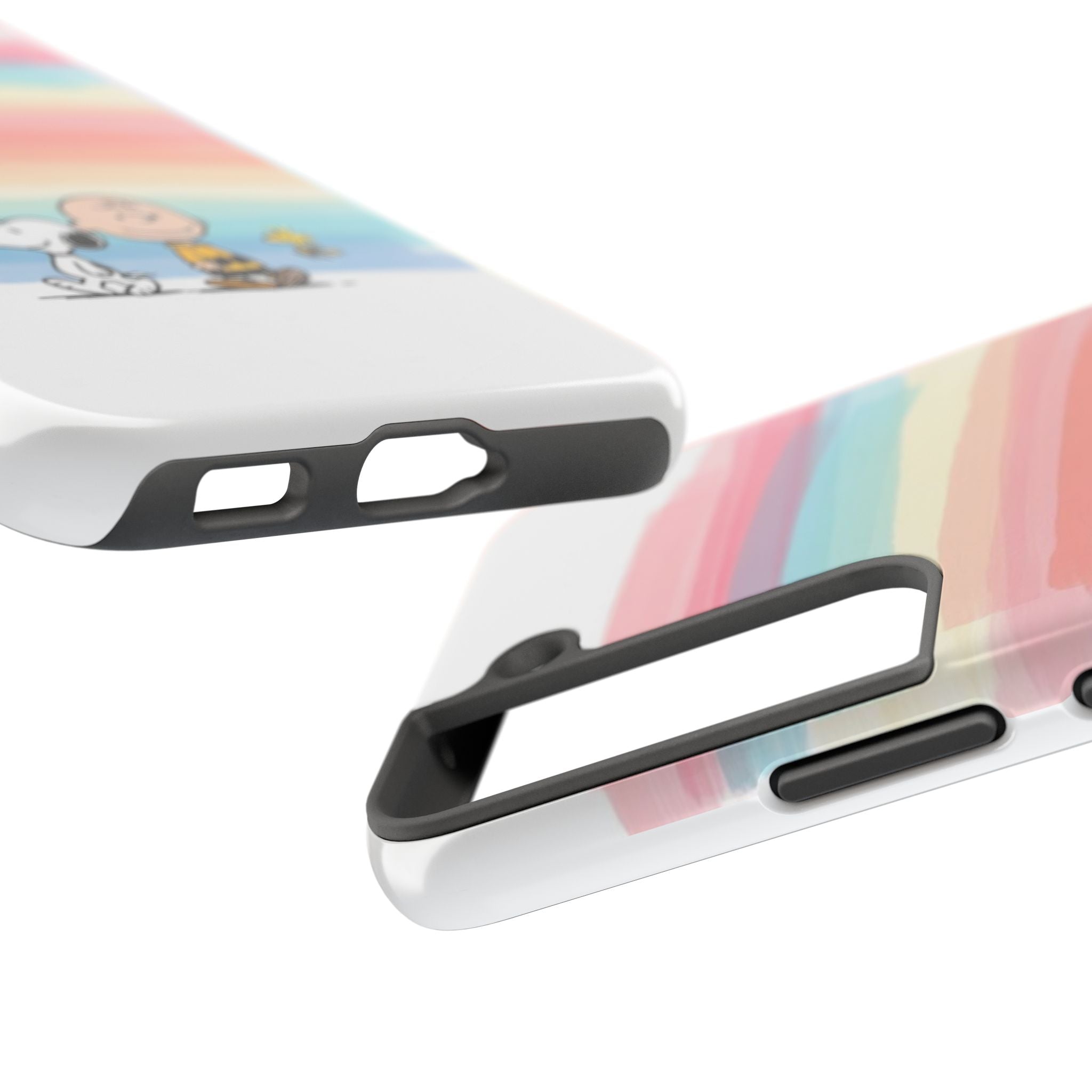 Pastel Stripe Peanuts Phone Case