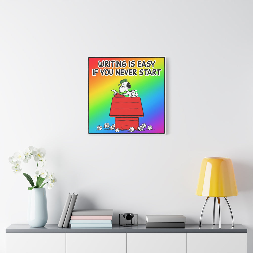 Writing Is Easy Canvas