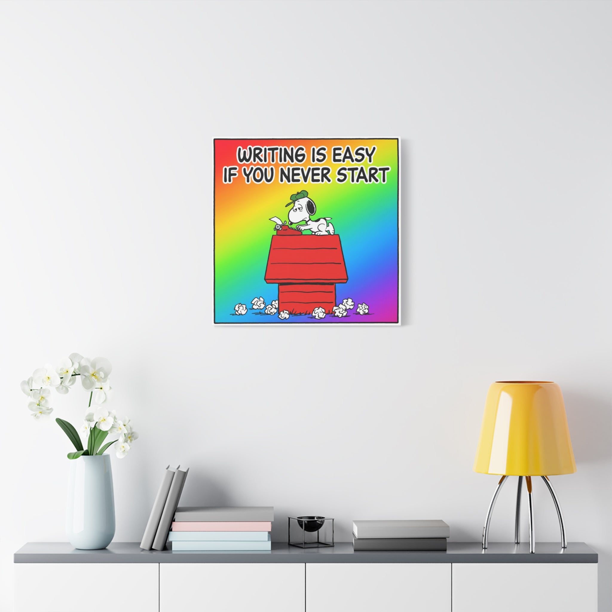 Writing Is Easy Canvas