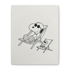 Relaxing Dog Lounge Canvas