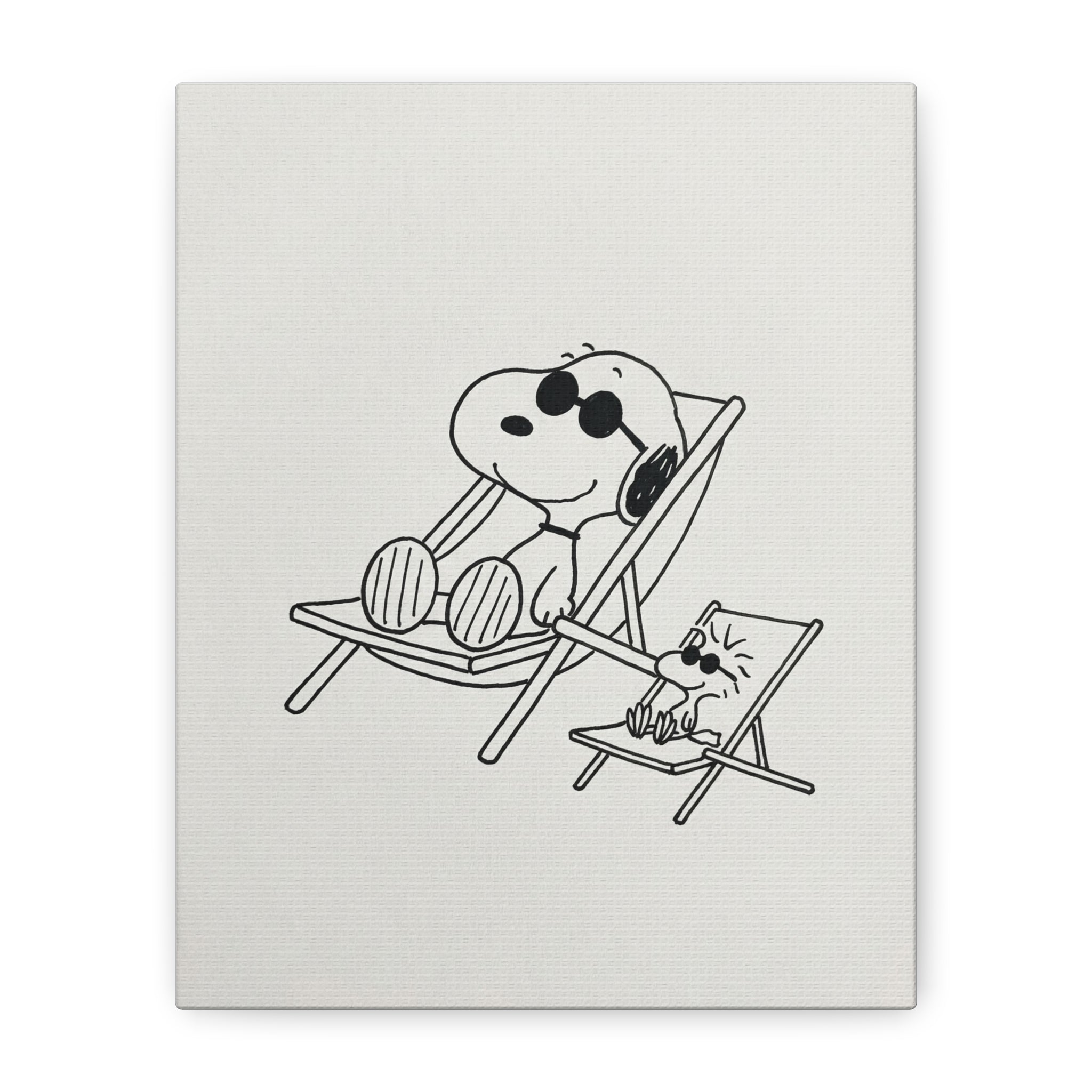 Relaxing Dog Lounge Canvas