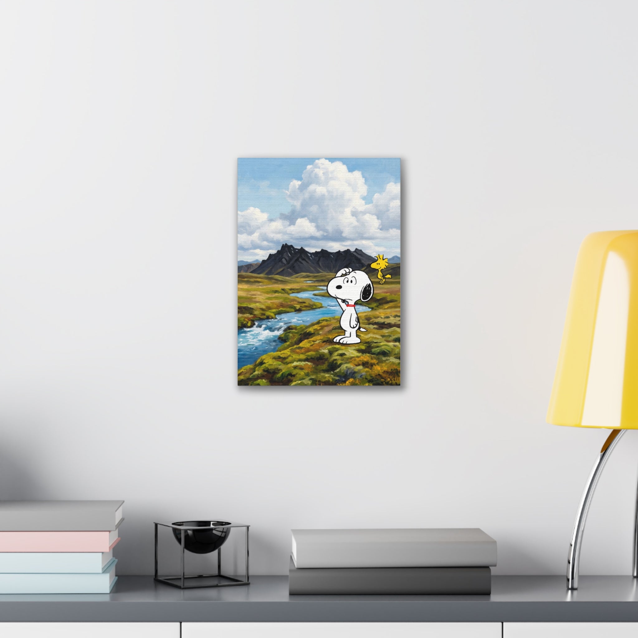 Snoopy Woodstock Landscape Canvas
