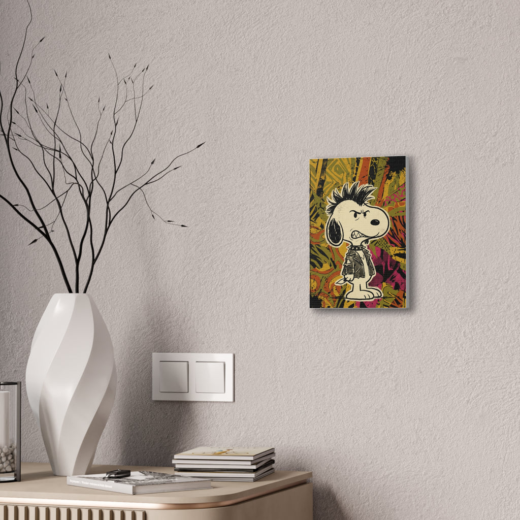 Punk Dog Canvas
