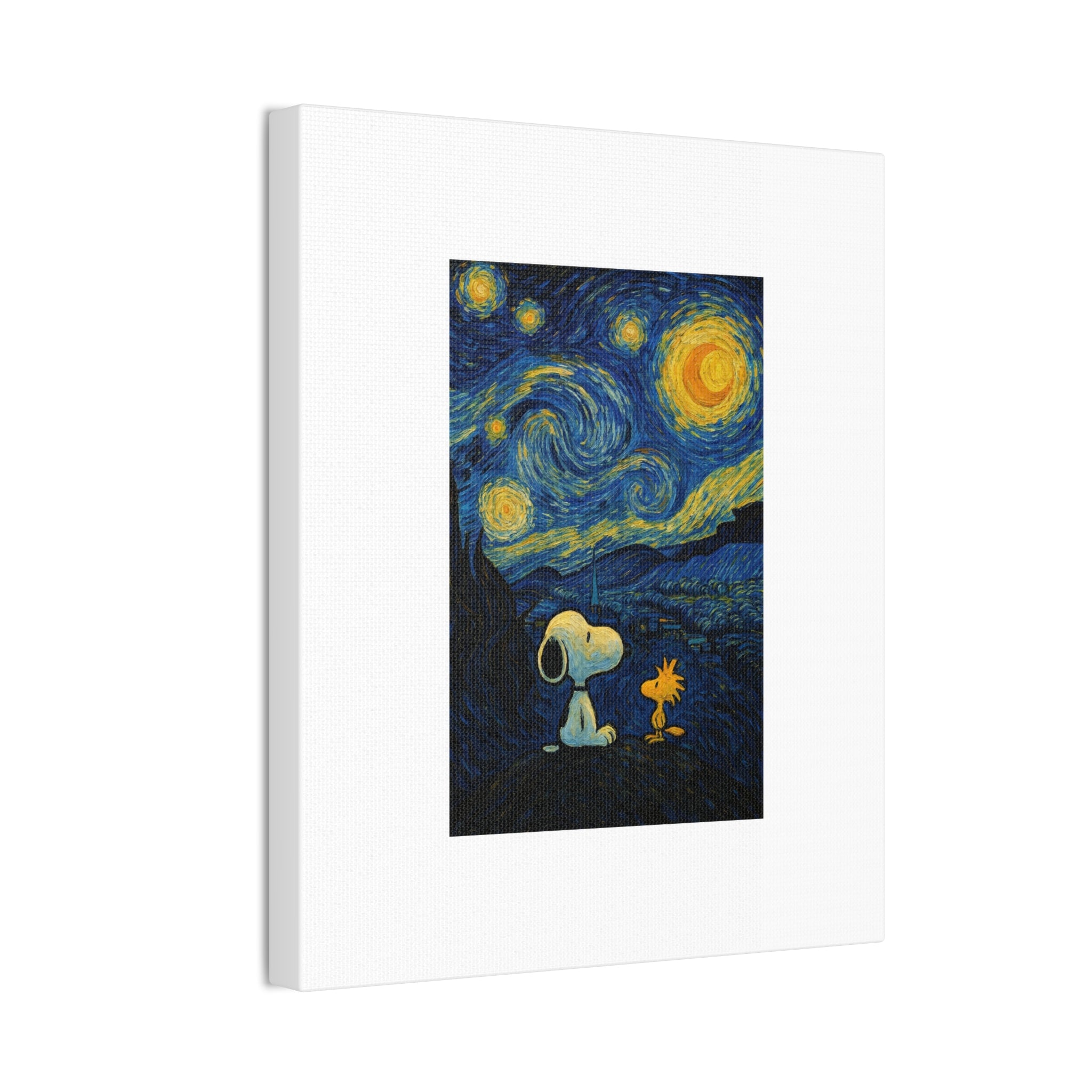 Snoopy Paris Autumn Canvas