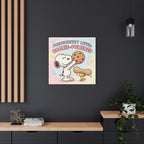 Cookie Powered Snoopy Canvas