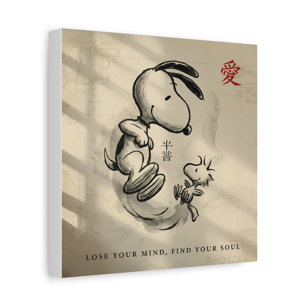 Zen Snoopy Woodstock Canvas