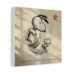 Zen Snoopy Woodstock Canvas