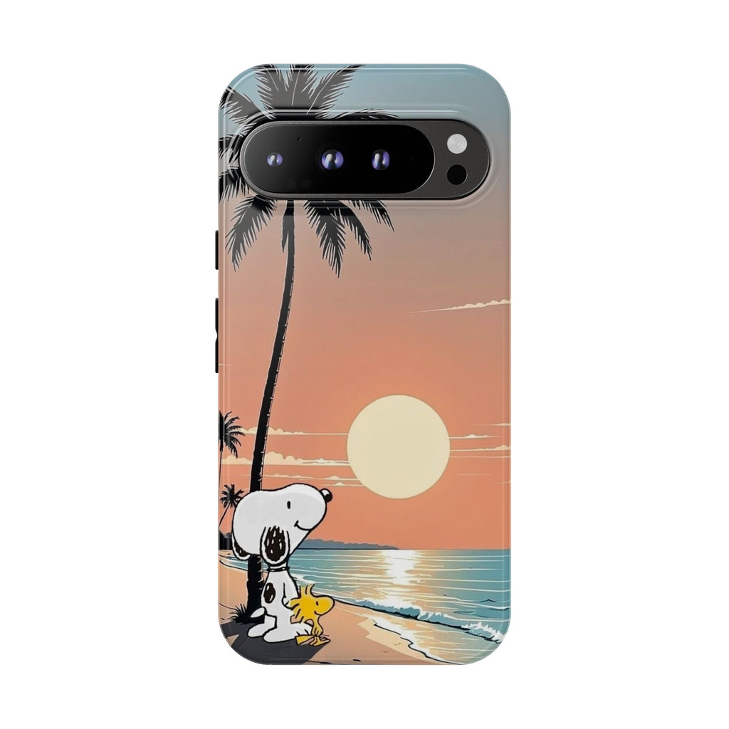 Snoopy Beach Sunset Phone Case