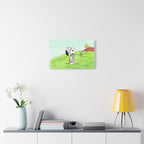 Snoopy Flying Kite Canvas