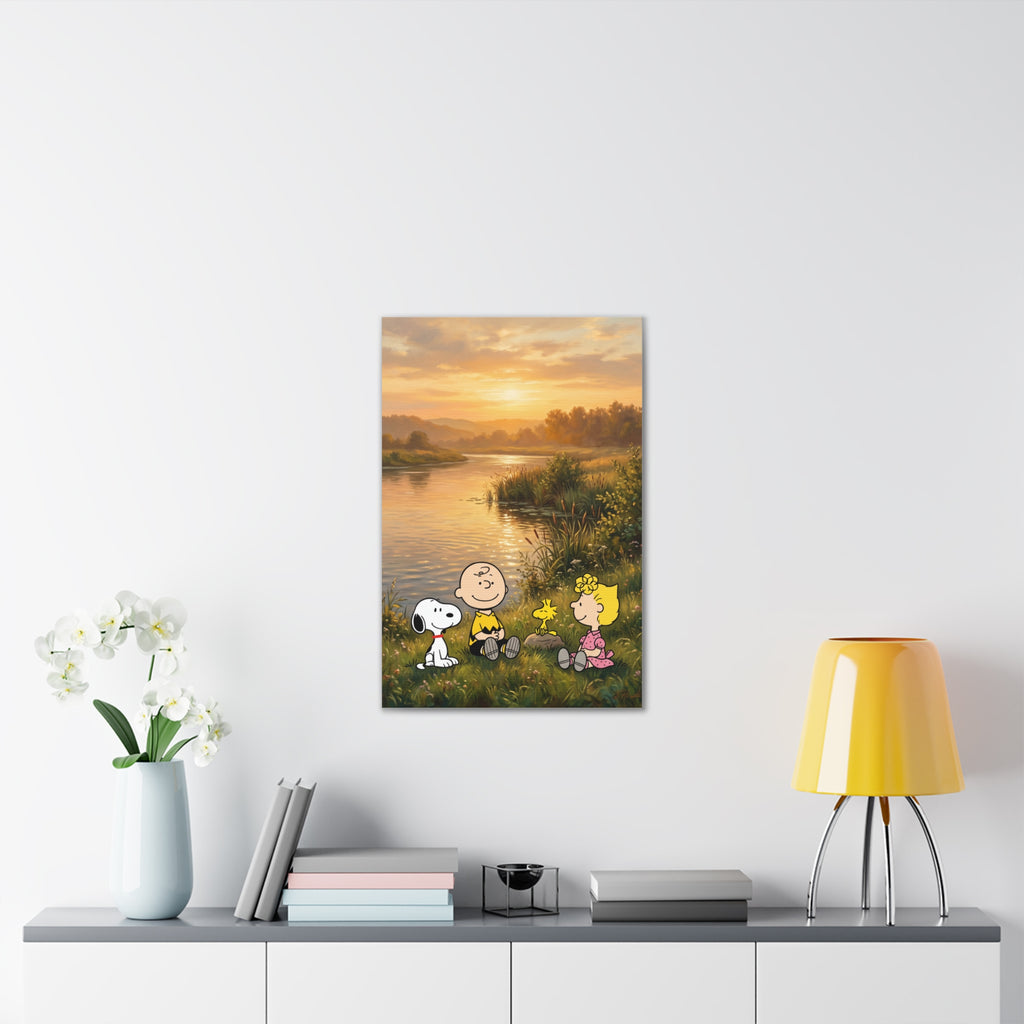 Peanuts Sunset Canvas