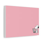 Snoopy on Laptop Canvas