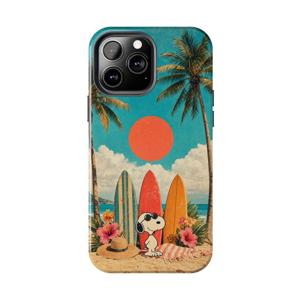 Retro Beach Sun Case