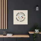 Coffee And Donuts Canvas