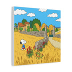 Snoopy Wheat Field Canvas