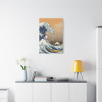 Surfing Snoopy Wave Canvas