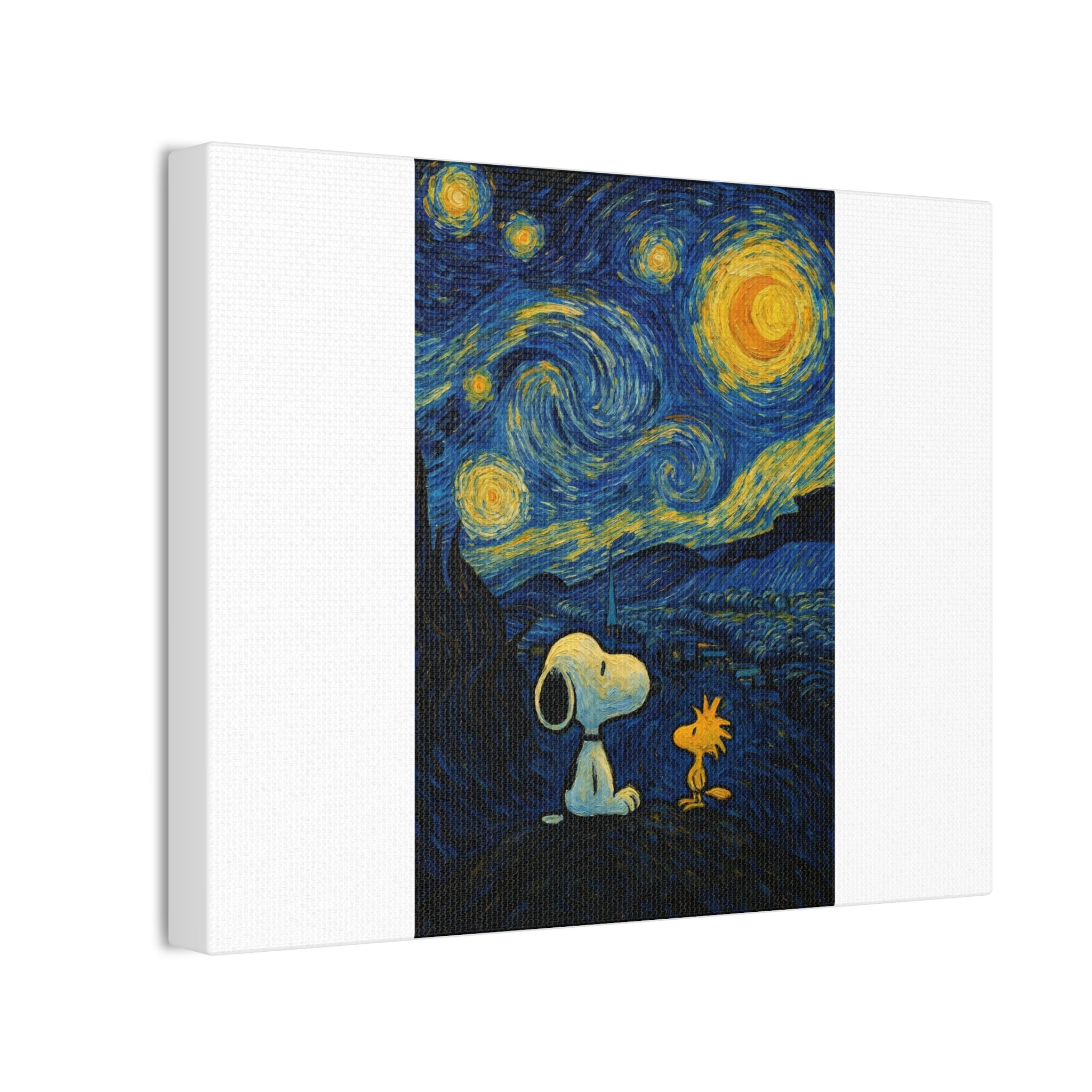 Snoopy Paris Autumn Canvas